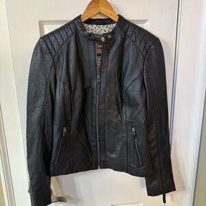 Wilsons Leather Black Jacket